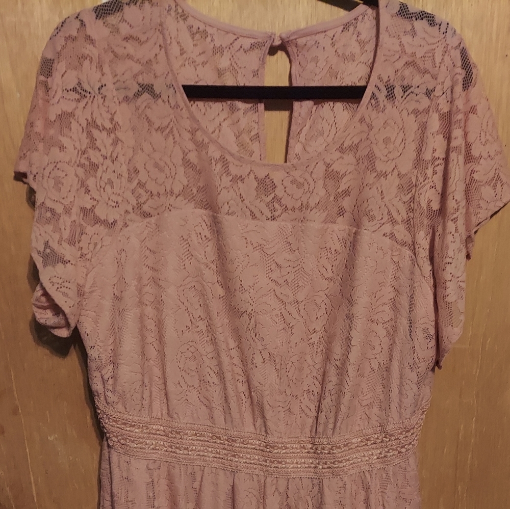 Dusty rose torrid dress